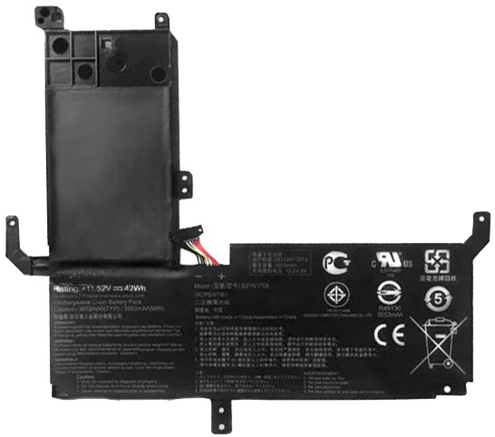 Recambio de Batería para ordenador portátil  ASUS VivoBook-Flip-15-TP510UA-E8077T