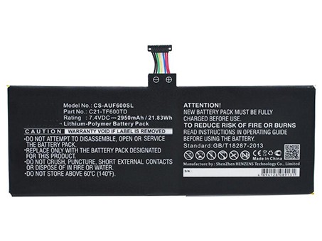 Recambio de Batería para ordenador portátil  ASUS VivoTab-TF600T