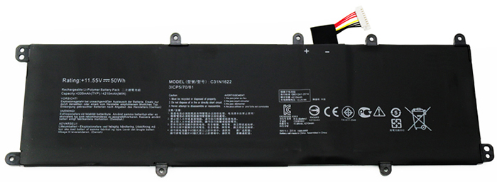 Recambio de Batería para ordenador portátil  ASUS ZenBook-UX430UA