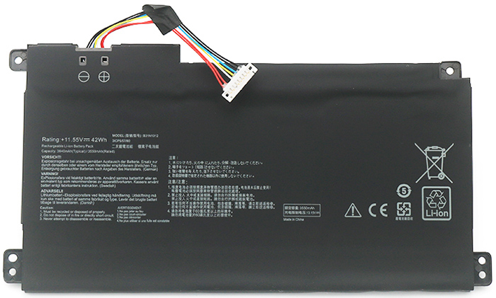 Recambio de Batería para ordenador portátil  ASUS VivoBook-E510MA