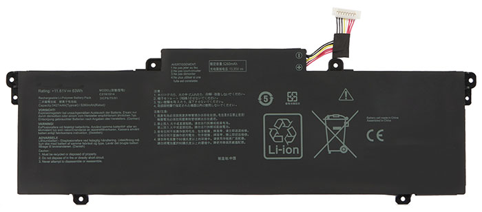 Recambio de Batería para ordenador portátil  ASUS Zenbook-14-Ultralight-UX435EAL-1WIPS511
