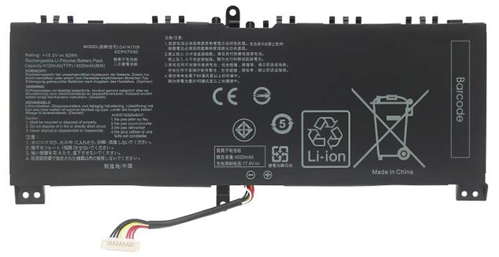 Recambio de Batería para ordenador portátil  ASUS ROG-STRIX-GL503VS-EI010T
