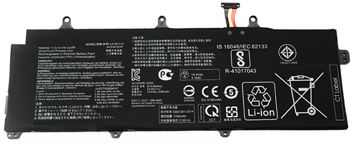 Recambio de Batería para ordenador portátil  ASUS Zephyrus-GX501VI