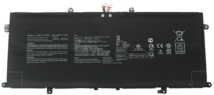 Recambio de Batería para ordenador portátil  ASUS ZenBook-S-UX391UA-Series