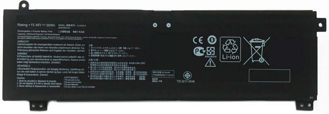 Recambio de Batería para ordenador portátil  Asus ROG-Strix-G15-G513IH