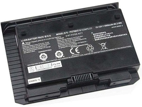 Recambio de Batería para ordenador portátil  CLEVO P375BAT-8