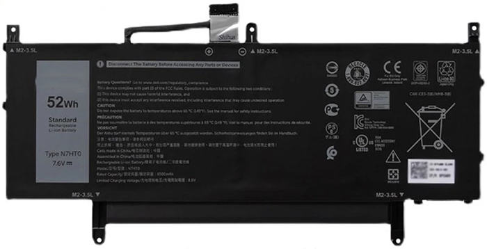 Recambio de Batería para ordenador portátil  Dell Latitude-9510-Series