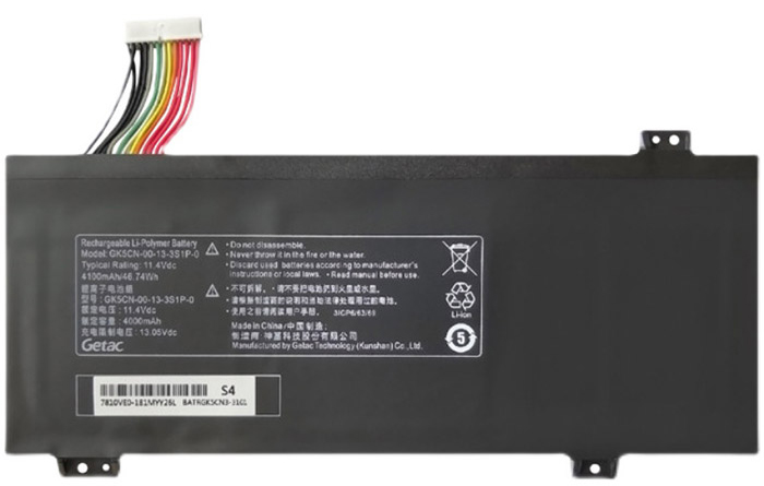 Recambio de Batería para ordenador portátil  GETAC GK5CN-11-16-3S1P-0