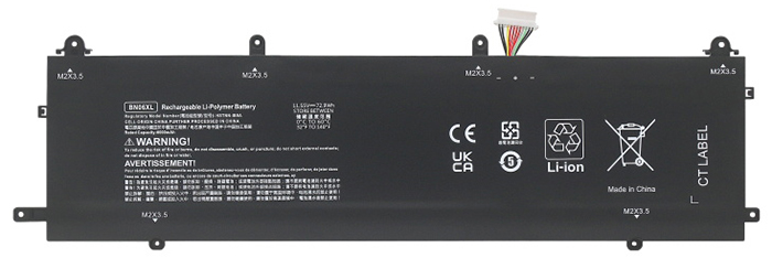 Recambio de Batería para ordenador portátil  HP BN06XL