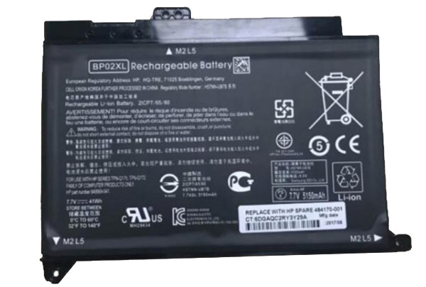 Recambio de Batería para ordenador portátil  HP BP02XL