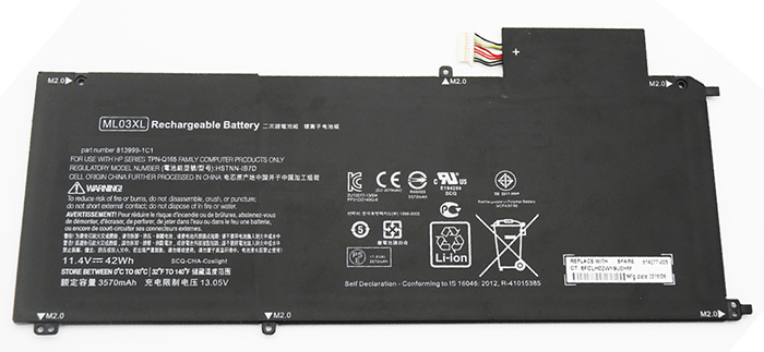 Recambio de Batería para ordenador portátil  HP Spectre-x2-12-a006tu