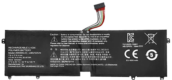 Recambio de Batería para ordenador portátil  LG Gram-15ZD950-GX52K