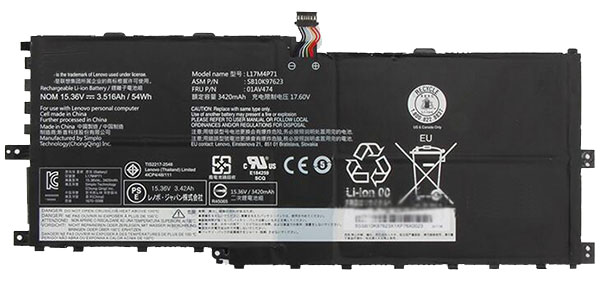Recambio de Batería para ordenador portátil  LENOVO L17M4P73