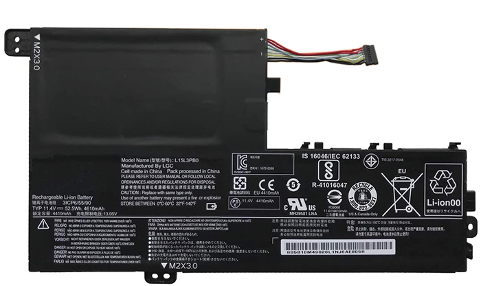 Recambio de Batería para ordenador portátil  Lenovo IdeaPad-320S-14IKB(80X400AFGE)