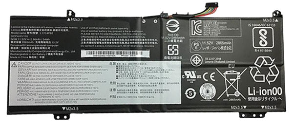 Recambio de Batería para ordenador portátil  LENOVO L17M4PB2