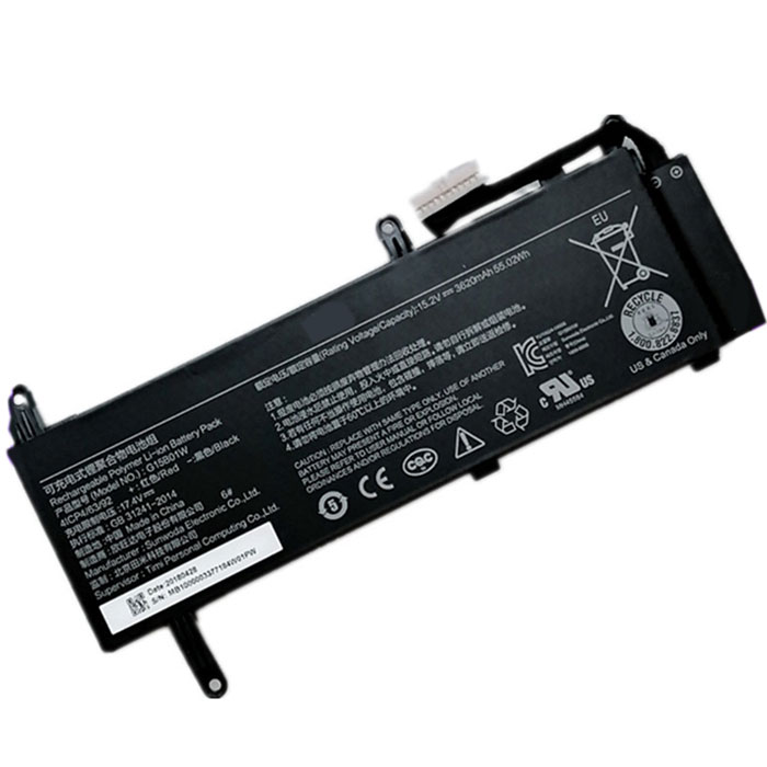 Recambio de Batería para ordenador portátil  XIAOMI Gaming-Laptop-7300HQ-1050Ti
