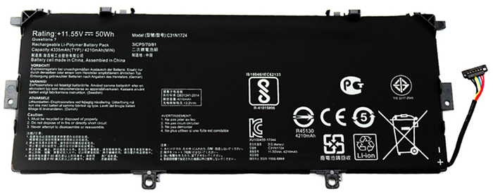 Recambio de Batería para ordenador portátil  asus ZenBook-13-UX331U