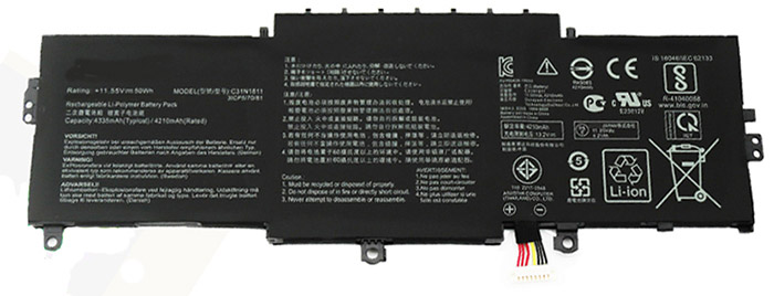 Recambio de Batería para ordenador portátil  ASUS Zenbook-14-UX433FX