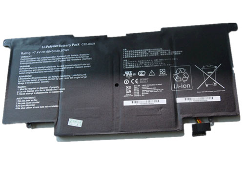 Recambio de Batería para ordenador portátil  asus ZenBook-UX31-Series