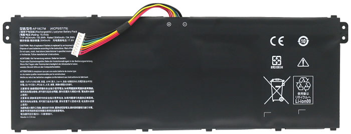 Recambio de Batería para ordenador portátil  acer AP18C7M