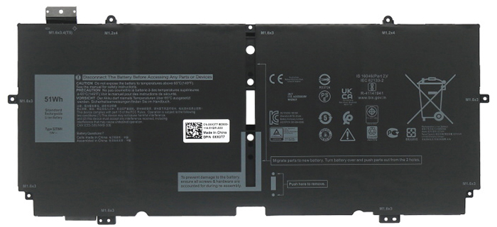 Recambio de Batería para ordenador portátil  DELL XPS-13-7390-2-in-1-Series