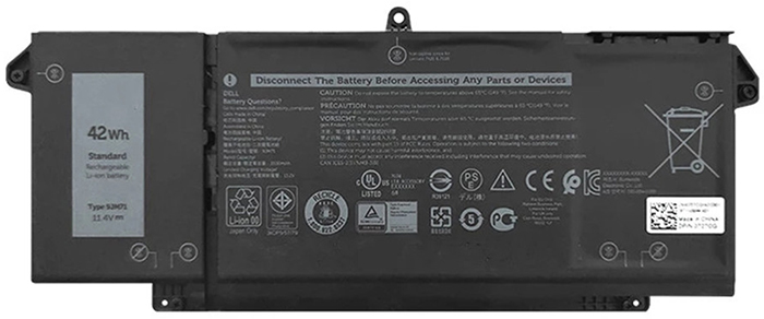 Recambio de Batería para ordenador portátil  DELL Latitude-7520-Series