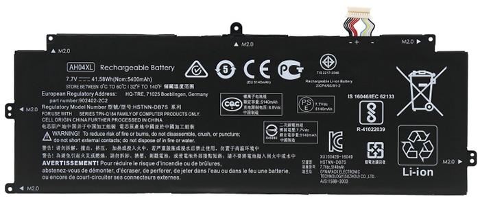 Recambio de Batería para ordenador portátil  hp 902500-855
