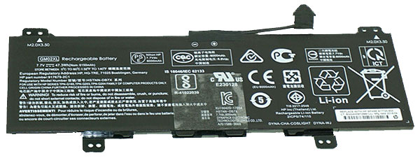 Recambio de Batería para ordenador portátil  HP  GM02XL