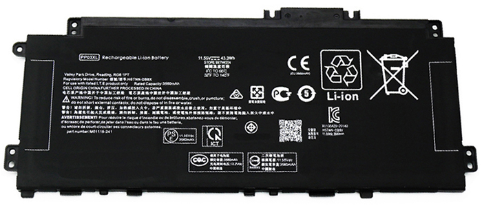 Recambio de Batería para ordenador portátil  HP M01144-005