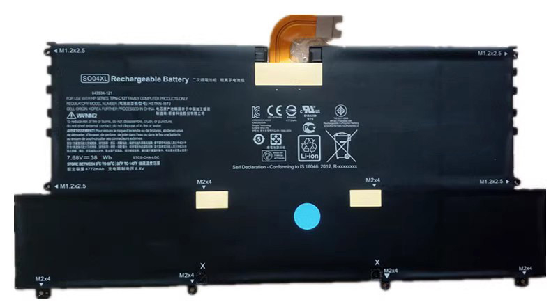Recambio de Batería para ordenador portátil  HP Spectre-13-V015TU