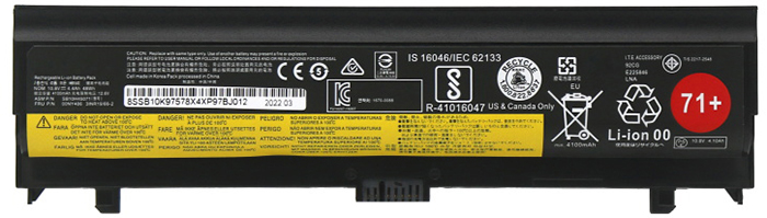 Recambio de Batería para ordenador portátil  Lenovo SB10H45073