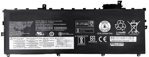 Recambio de Batería para ordenador portátil  LENOVO ThinkPad-X1-Carbon-G6-2018
