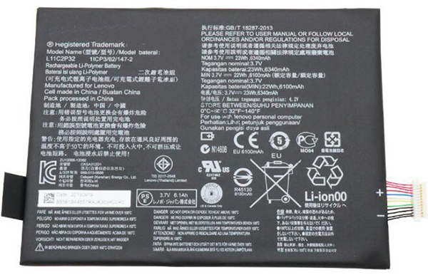 Recambio de Batería para ordenador portátil  lenovo IdeaPad-S6000-F