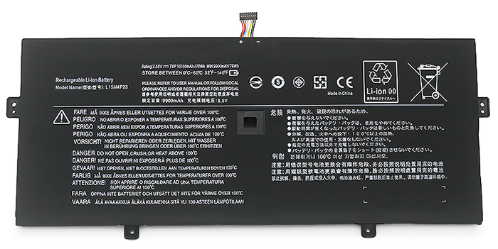 Recambio de Batería para ordenador portátil  lenovo Yoga-910-13IKB-Series