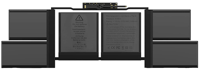 Recambio de Batería para ordenador portátil  APPLE  MacBook-Pro-15-A1990-2019-Year