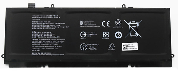 Recambio de Batería para ordenador portátil  RAZER RC30-0357
